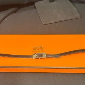 Hermes Hapi Quad Black Leather With Silver Closure
Bracelet Or Choker
